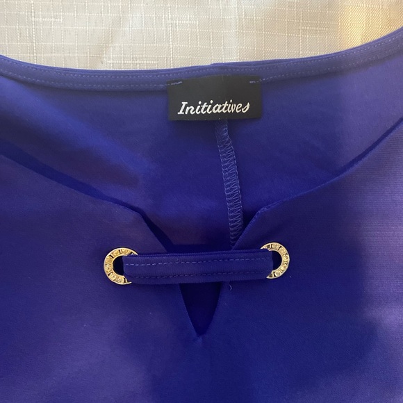 Initiatives Blouse With Gem Lace Front - Picture 3 of 4